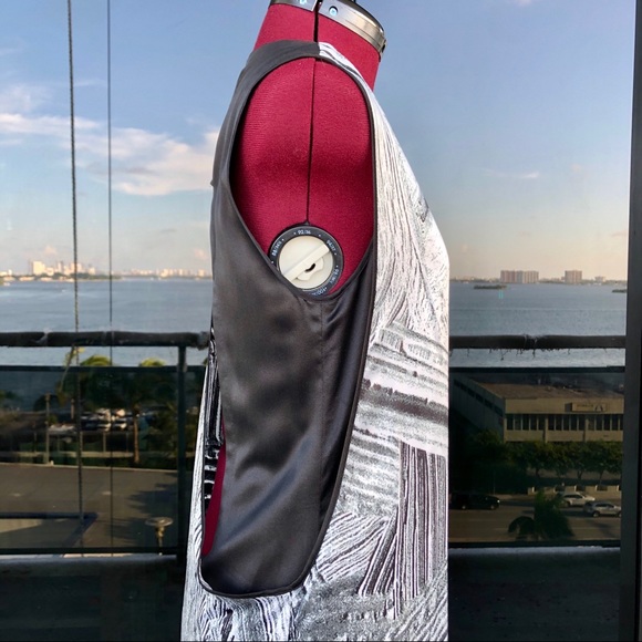 🖤Helmut Lang🖤 Method Print Silk Cocktail Dress - Picture 5 of 12